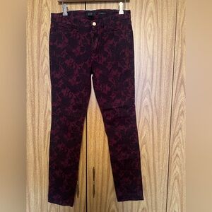 Jen 7 Women’s Burgundy Jeans